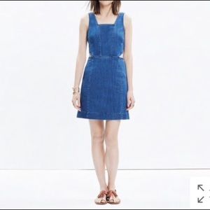 Madewell Denim Cutout Dress
